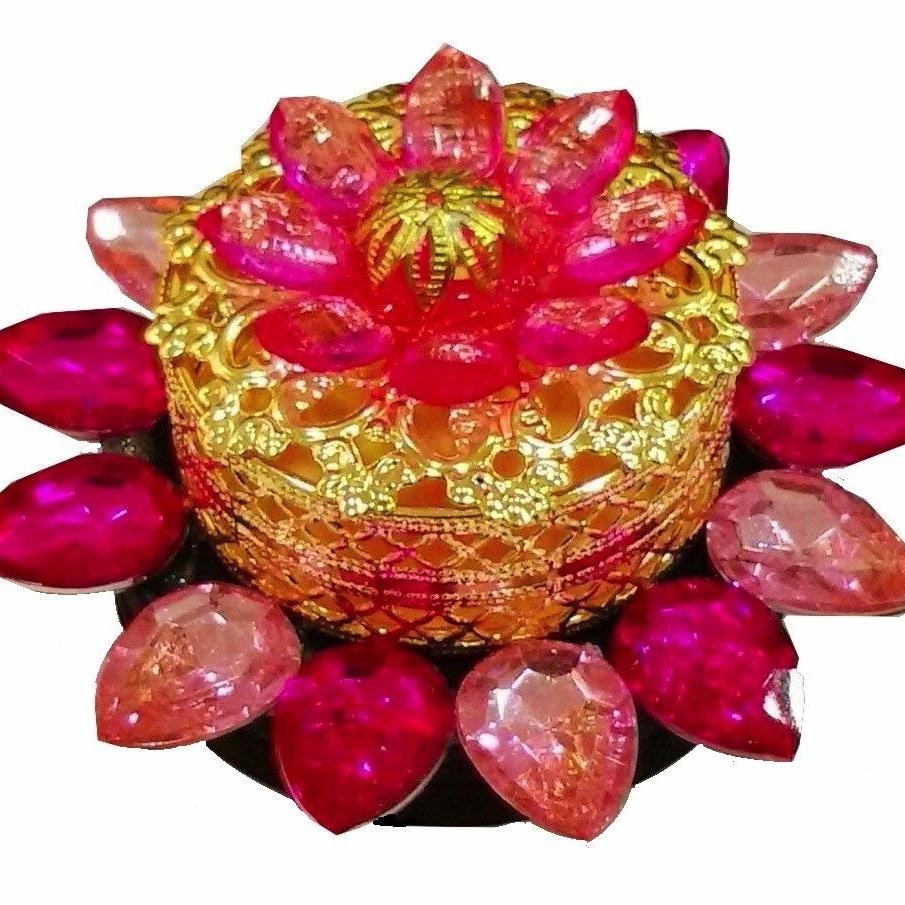 Ashiana Diwali SpecialTea light or candle and LED Floating Flower Diya