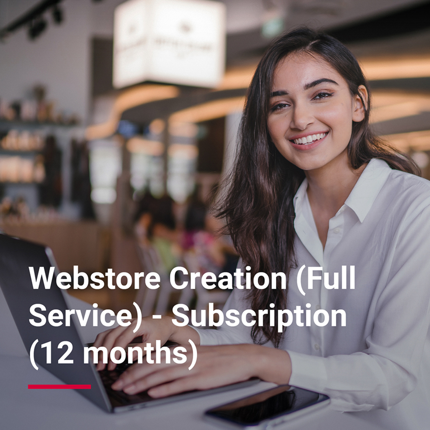 Webstore Creation Full Service - Subscription  12 months