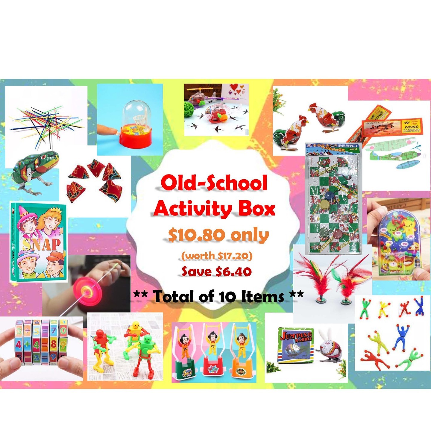 (NEW) Old-School Activity Box