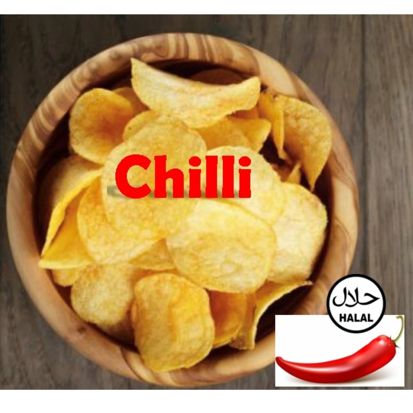 Chilli Potato Chips - Tai Sun 200g Pack