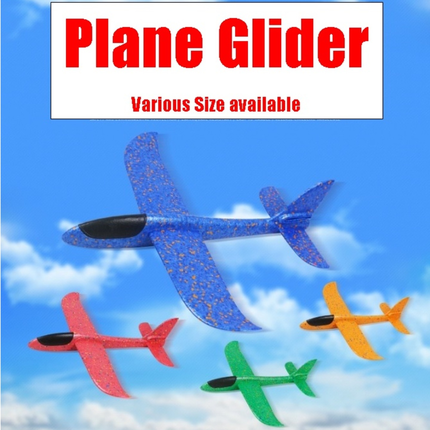 Plane Glider Various Sizes