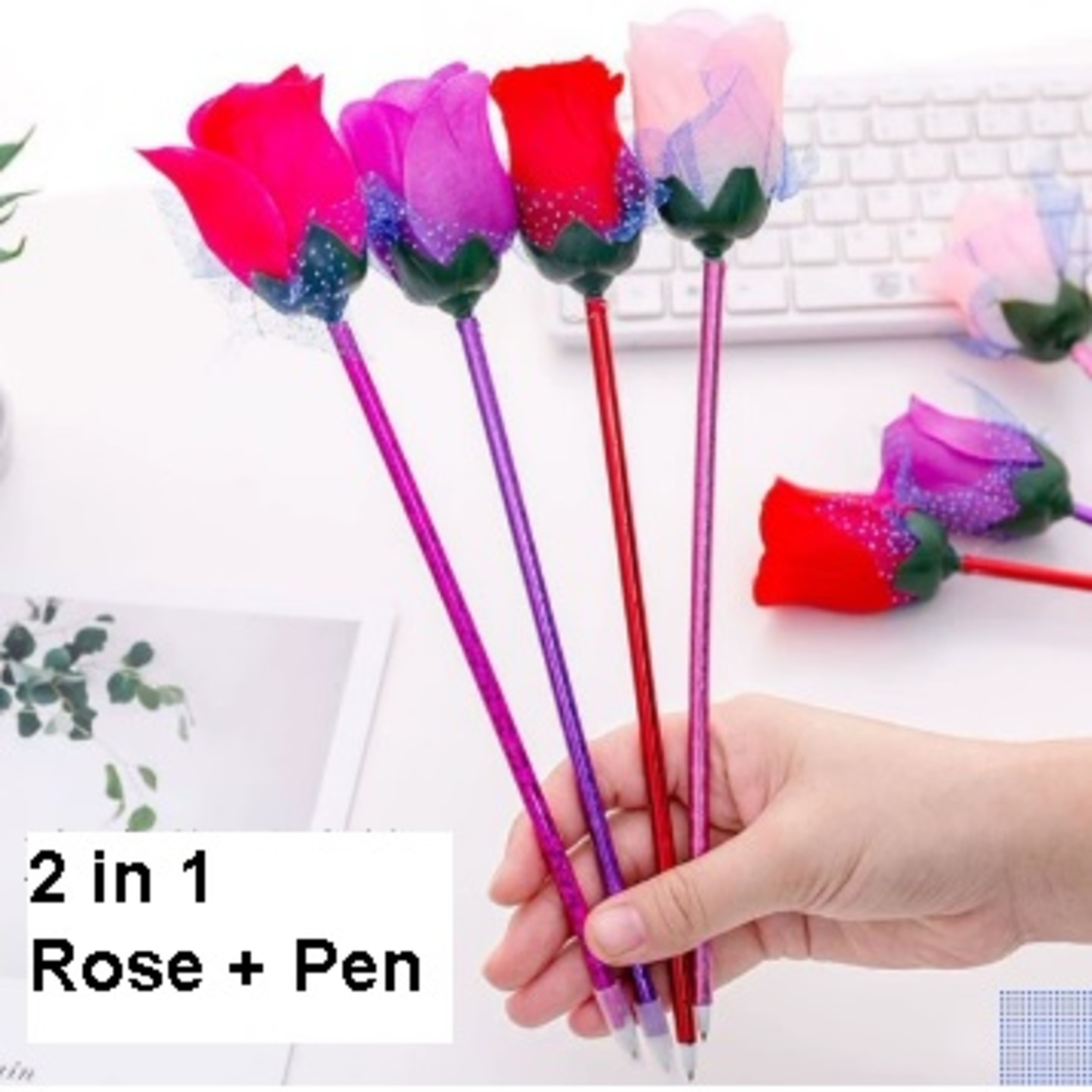 Forever Rose 2 in 1 Rose + Pen