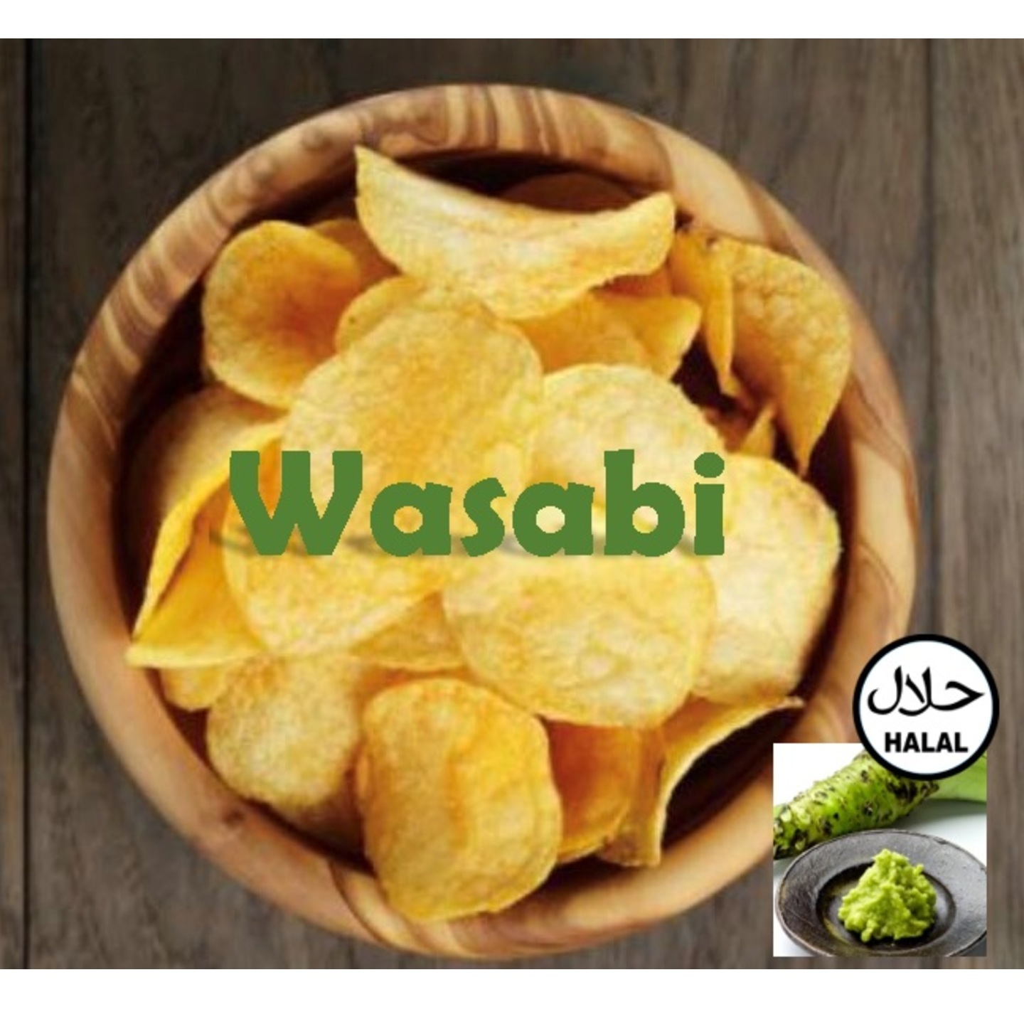 Wasabi Potato Chips - Tai Sun 200g Pack