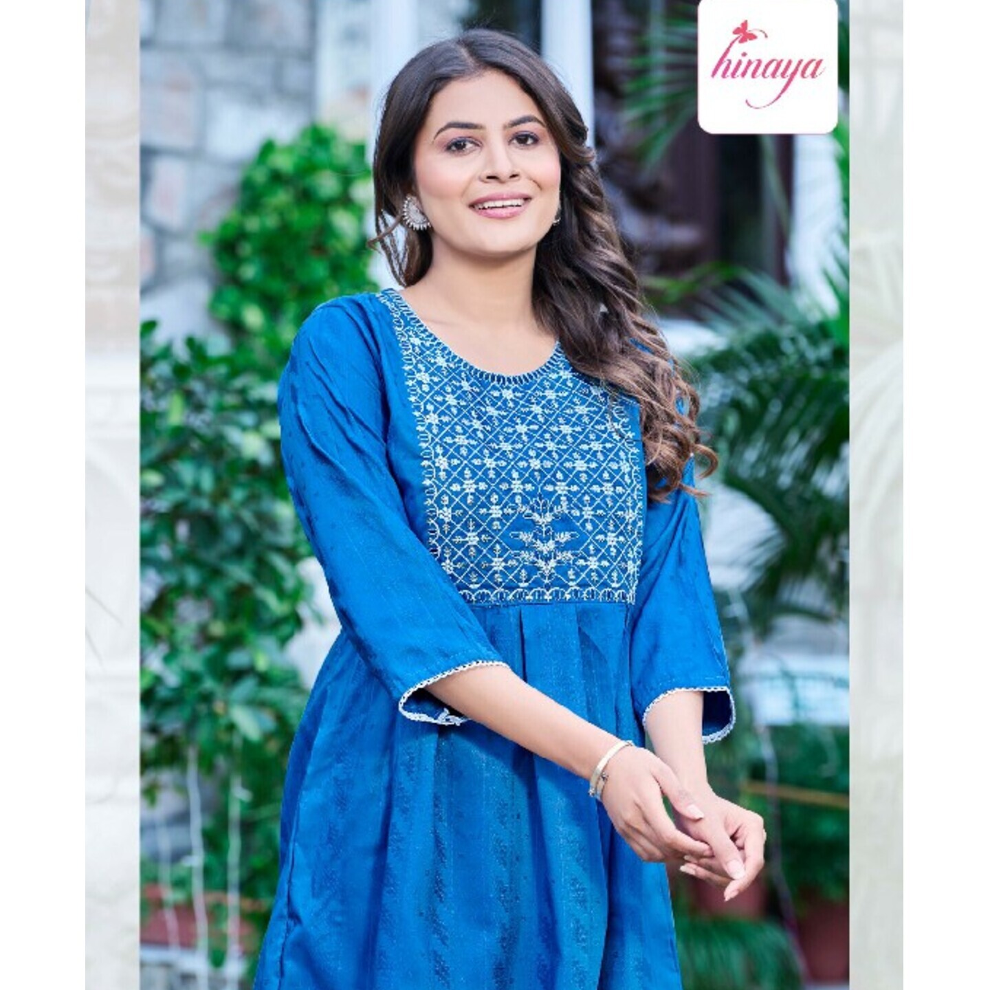 Rayon Embroidered Tops - L XL XXL