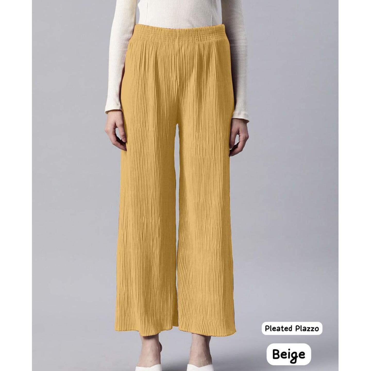 Western Pleating Palazzo