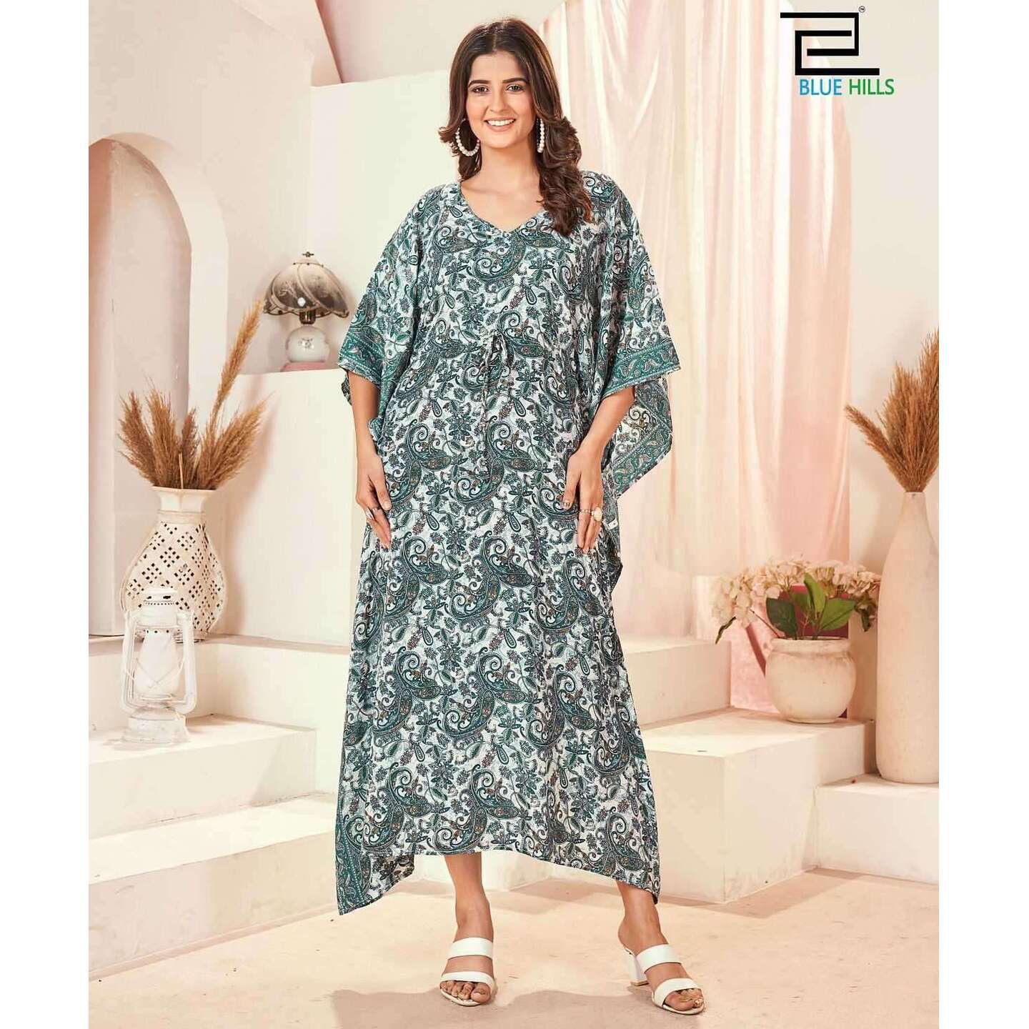 Heavy Crape Kaftan Kurti A