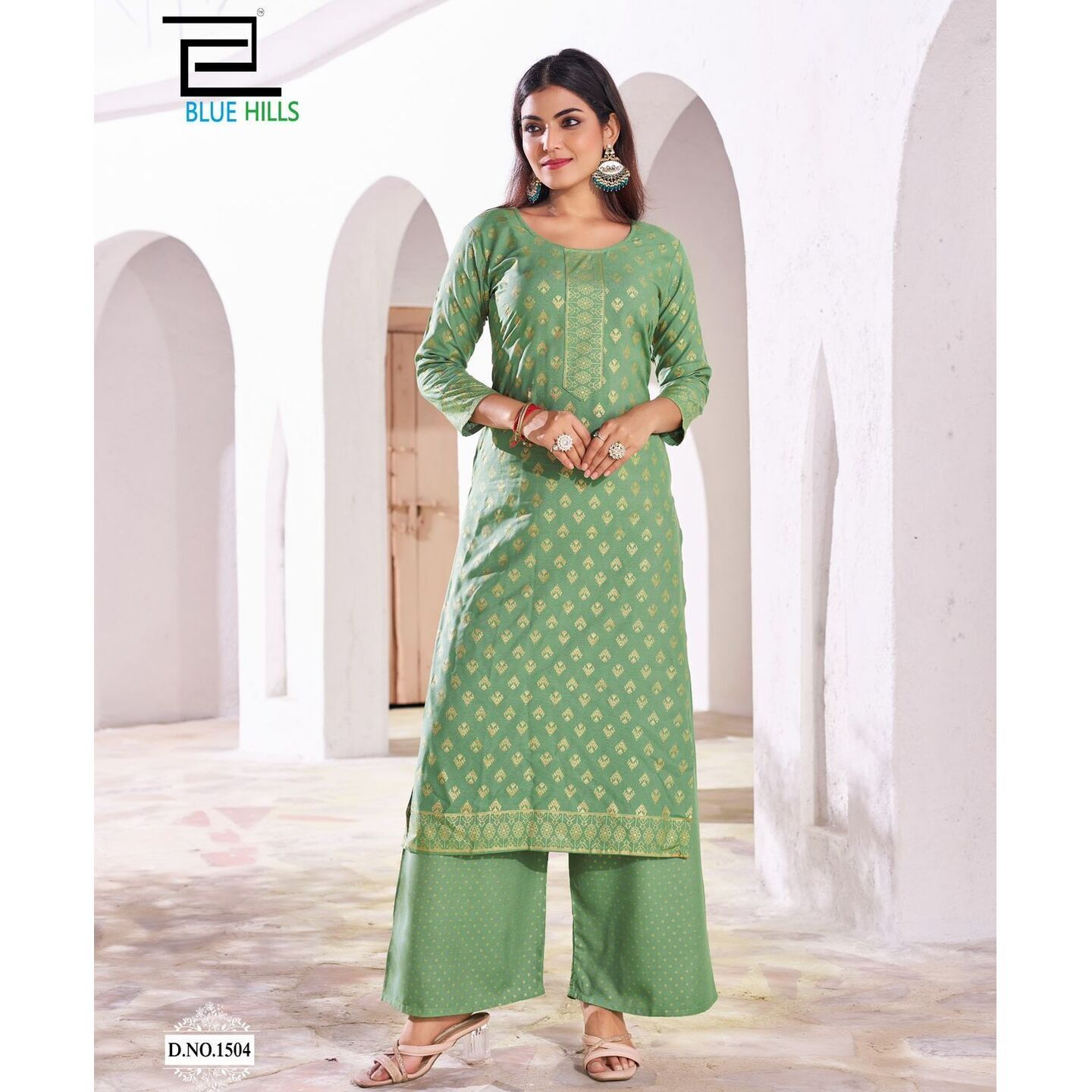 f_Kurti With Plazzo - L XL XXL 3XL 4XL