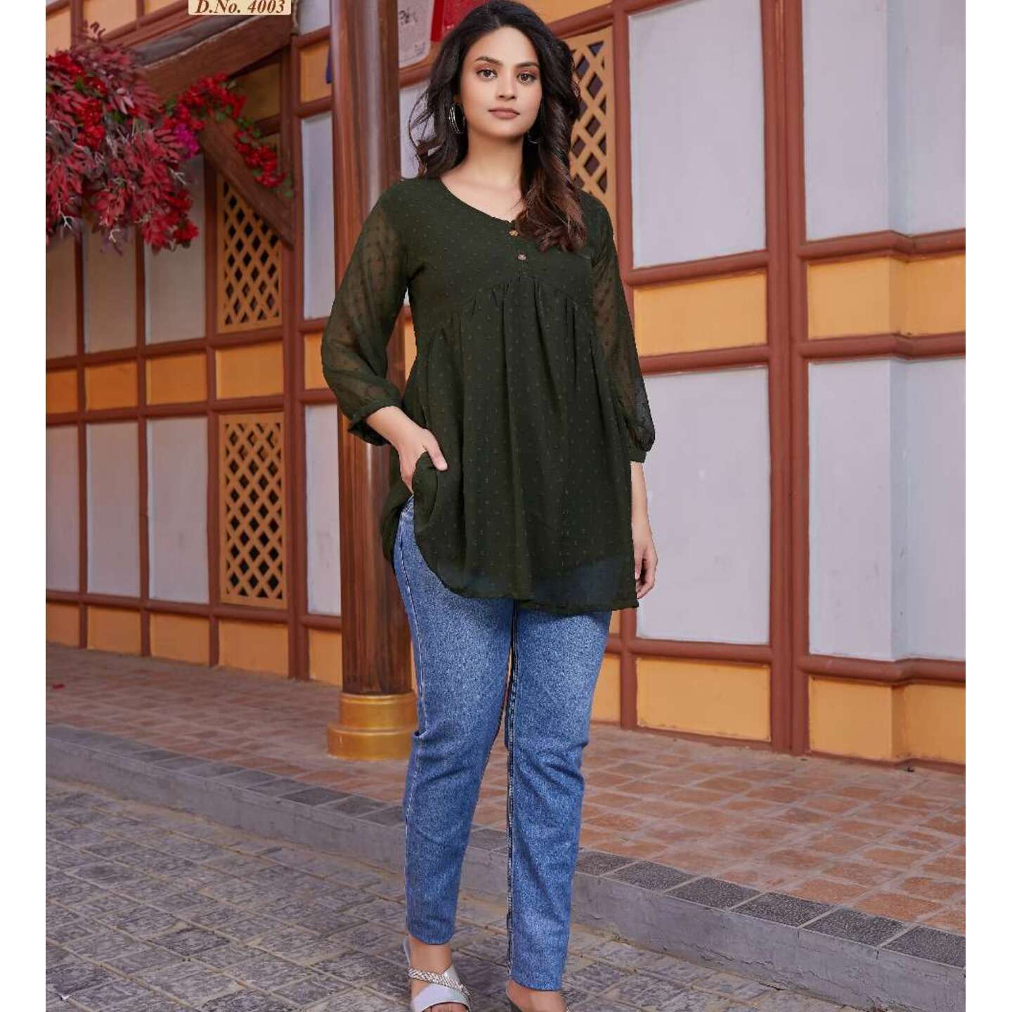 Georgette Tops - L XL XXL