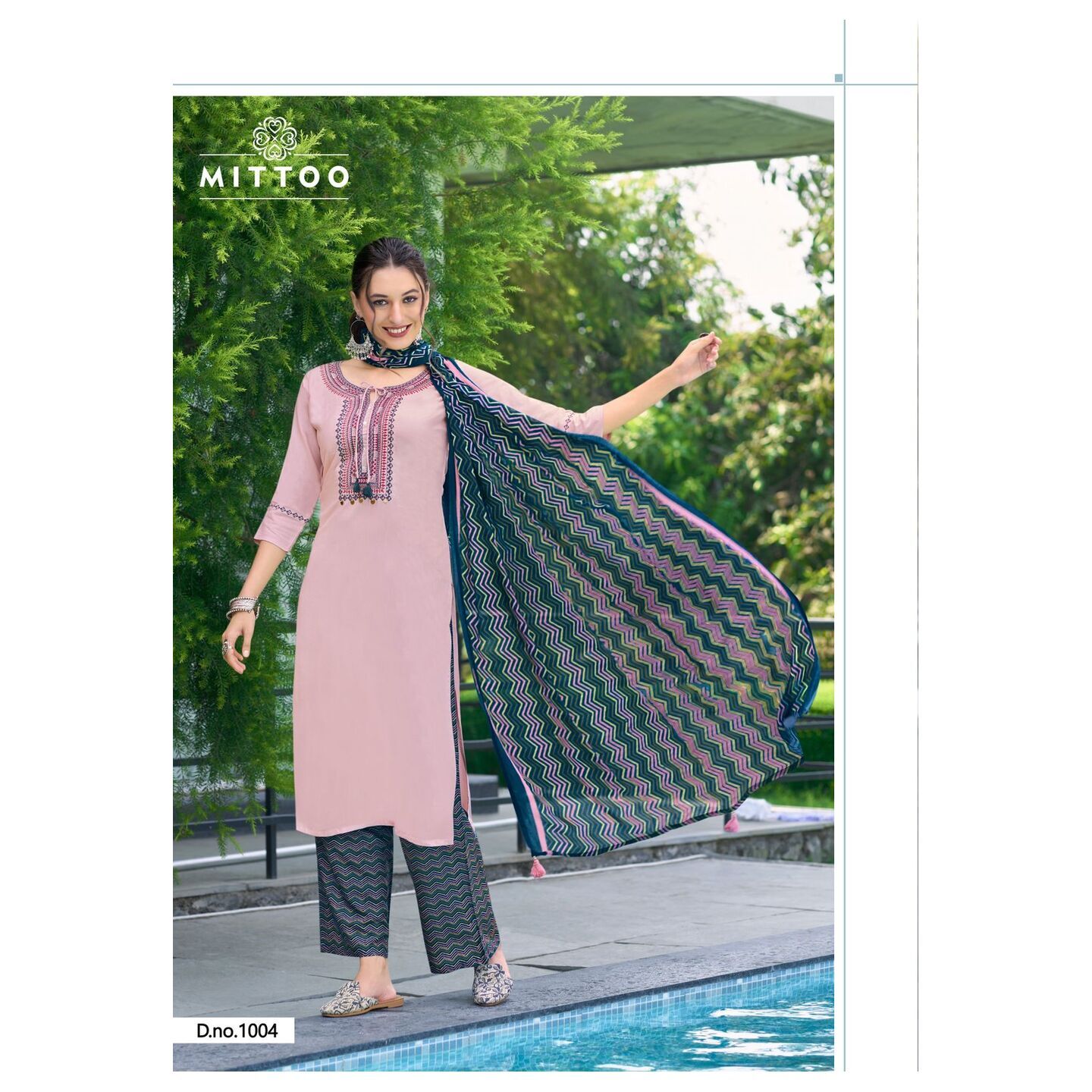 Pant Suits with Duppatta - 3XL