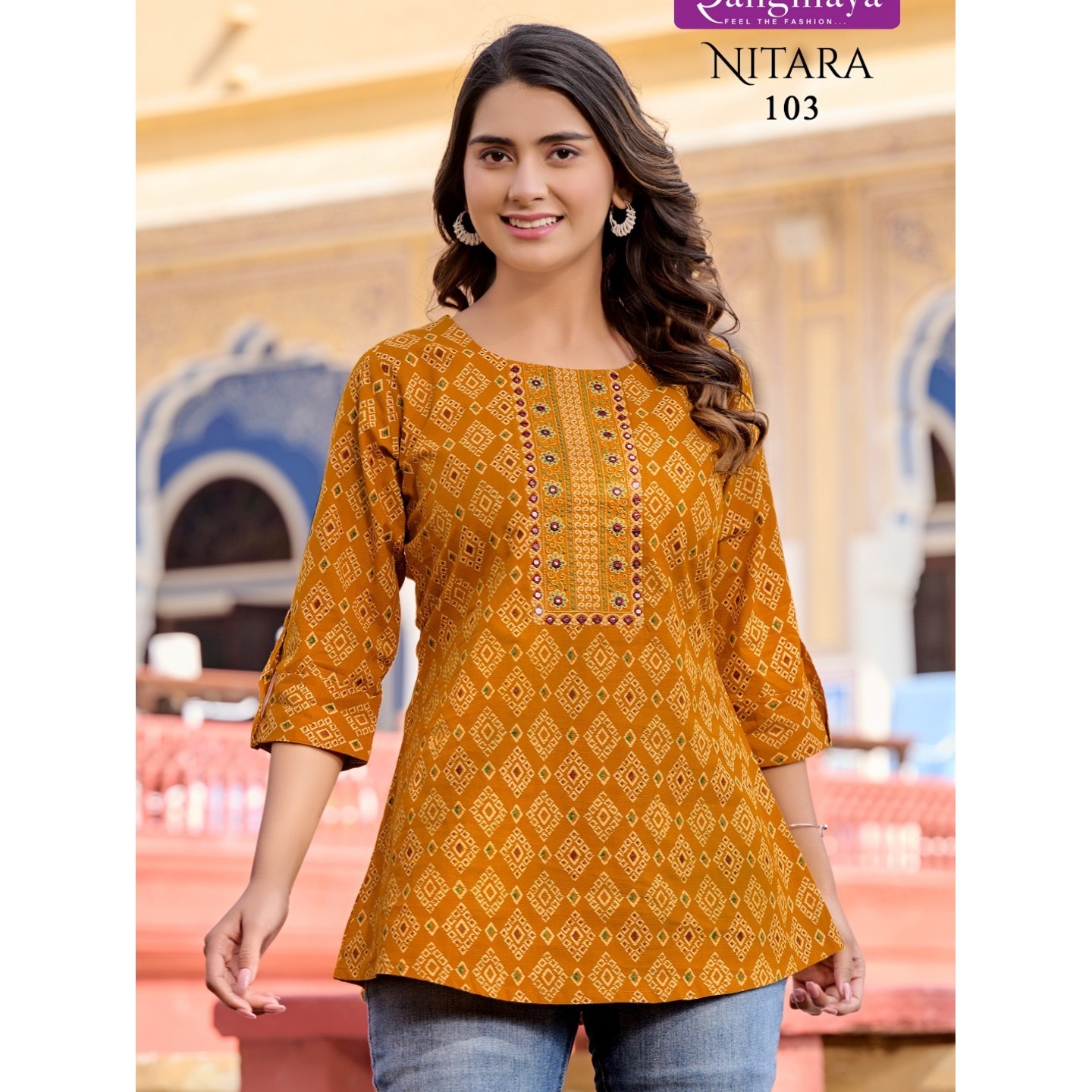 103_Fancy Cotton Tops - L XL XXL