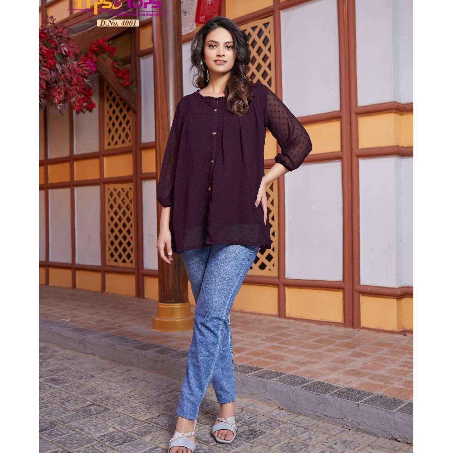 Georgette Tops - L XL XXL