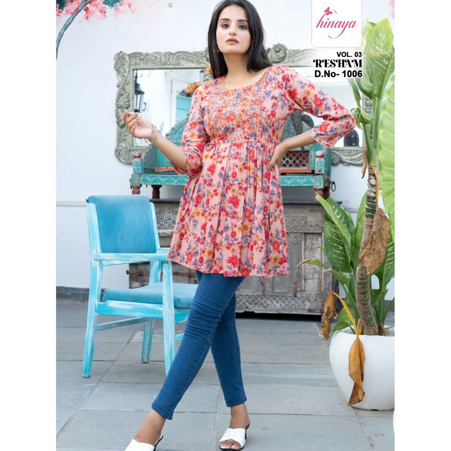 18_IndoWestern Tops - L XL XXL 3XL