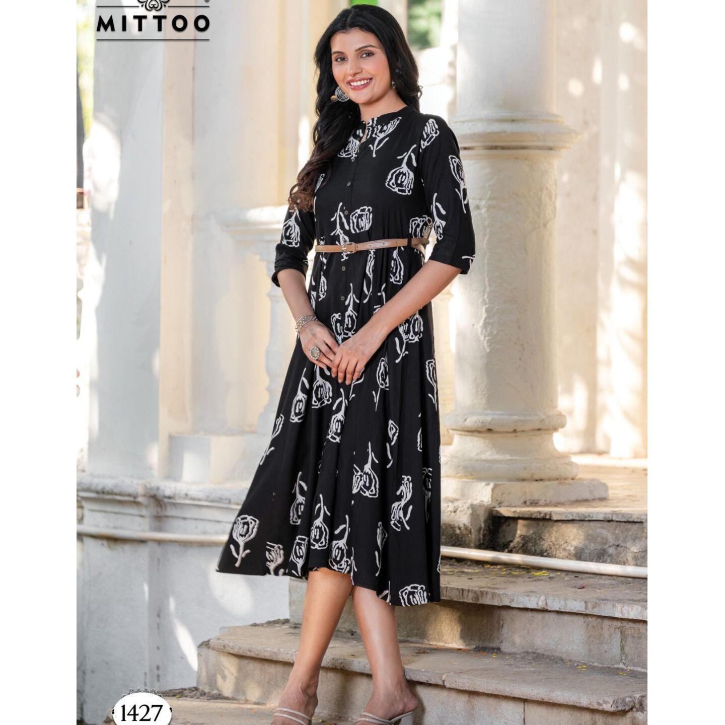 Designer Flare Dress - 3XL