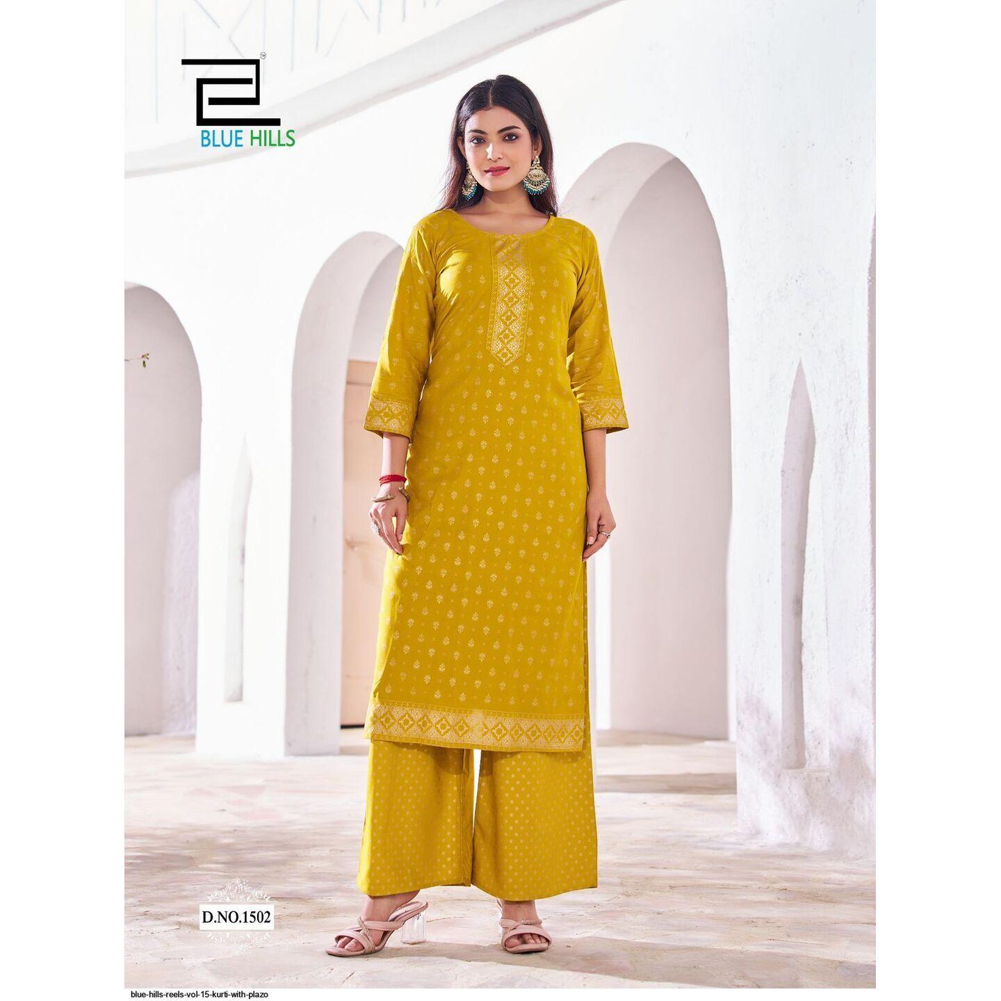 a_Kurti With Plazzo - L XL XXL 3XL 4XL
