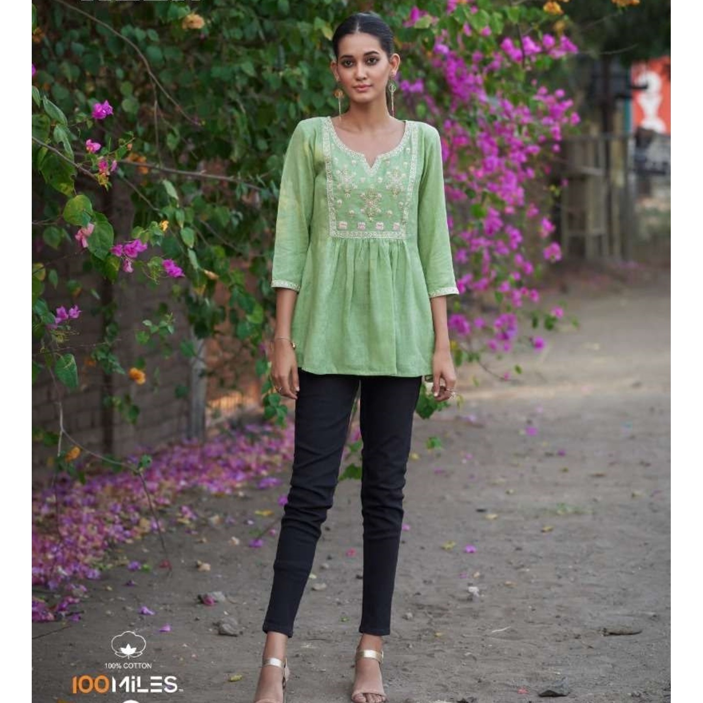 Jaquard Embroidered Tops - L XL XXL