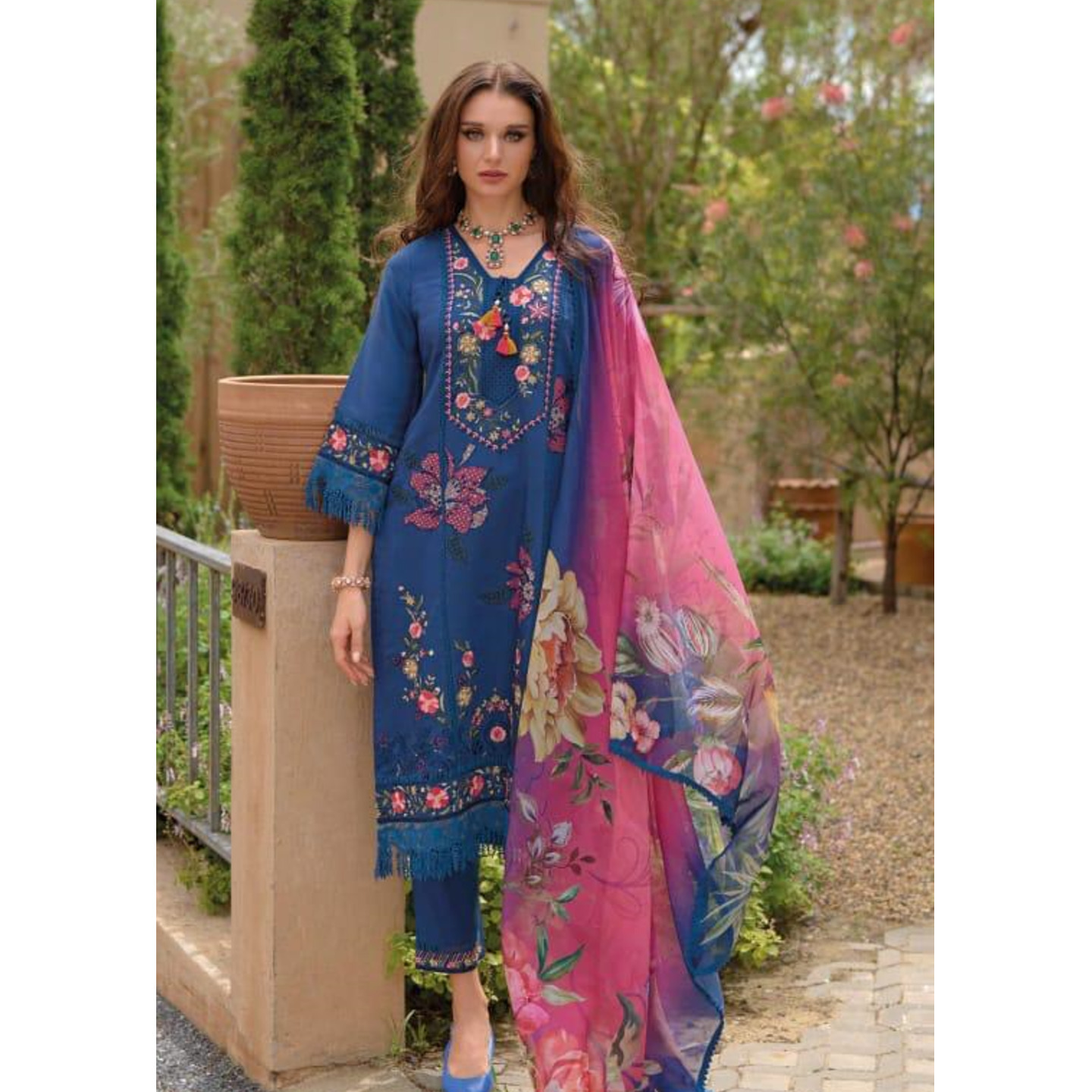 Premium Muslin Designer Suits 3XL