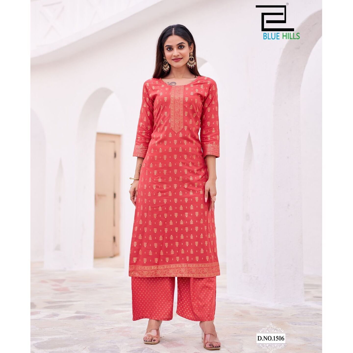 e_Kurti With Plazzo - L XL XXL 3XL 4XL