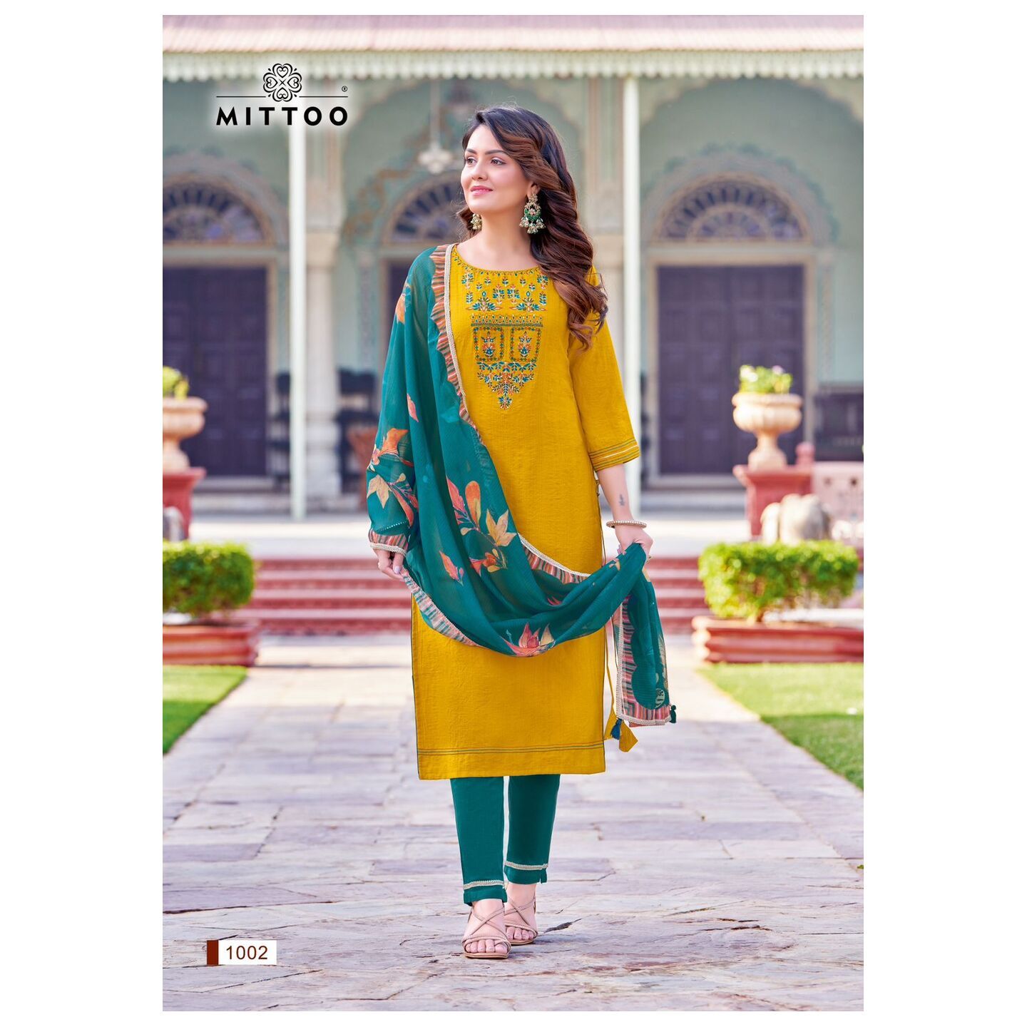 Pant Suits with Duppatta - 3XL