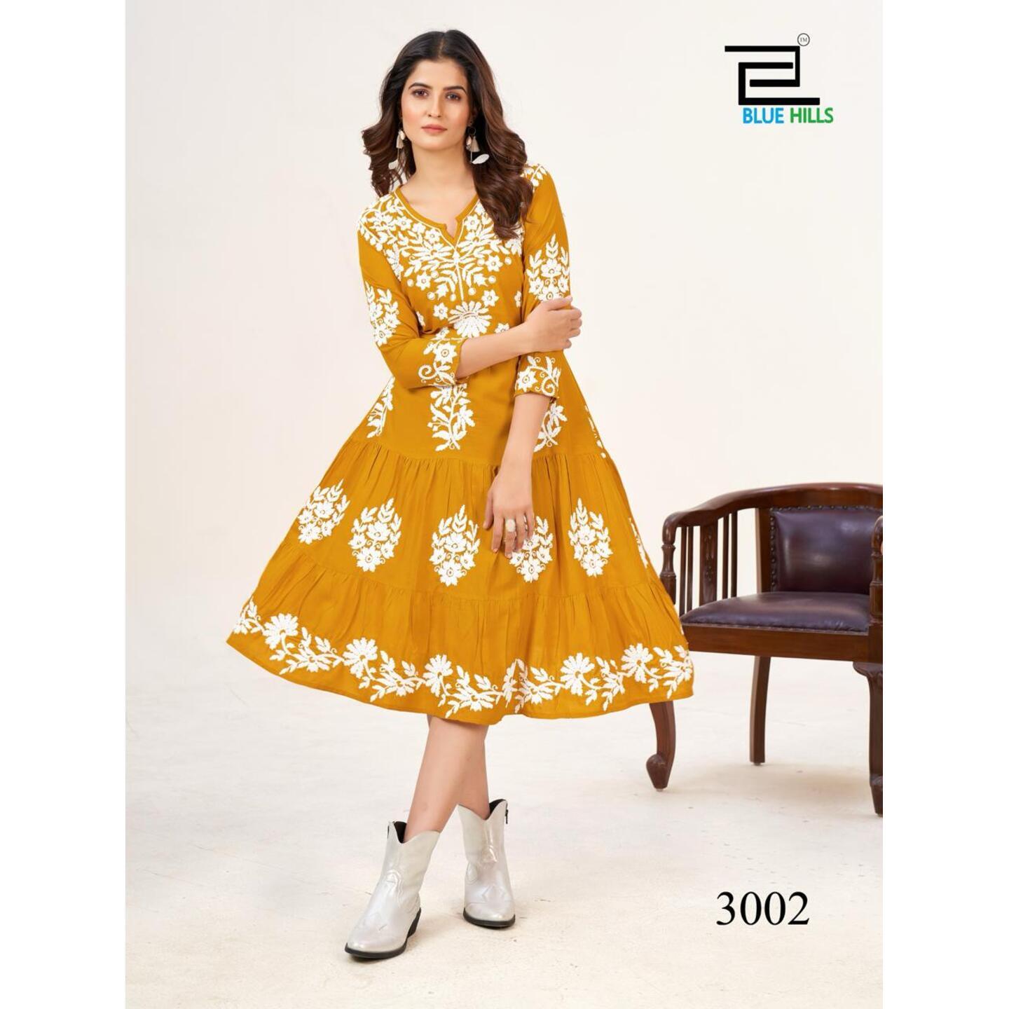 C_IndoWestern Flare Tunics - L XL XXL