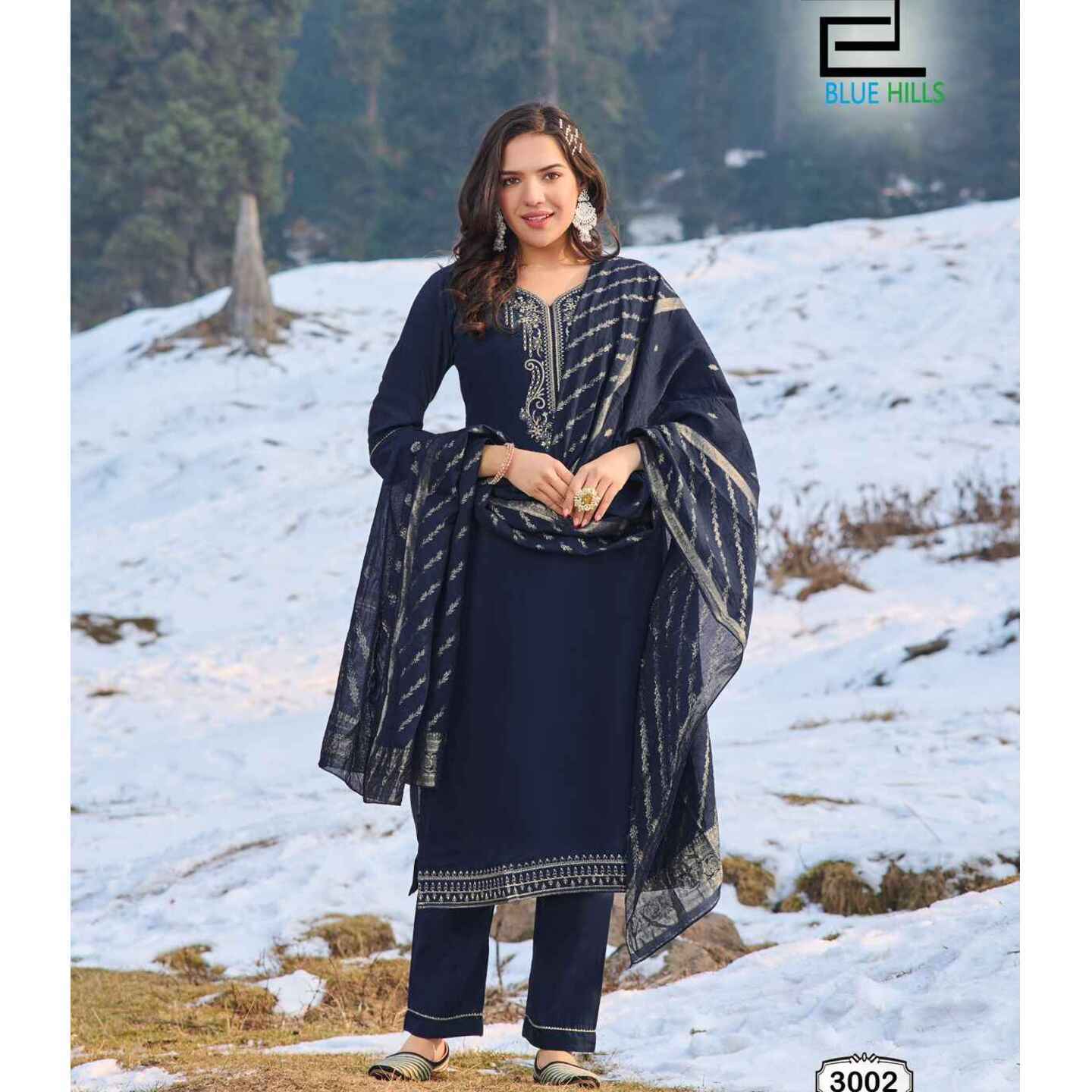 Silk Festive Wear Kurti Set 5XL