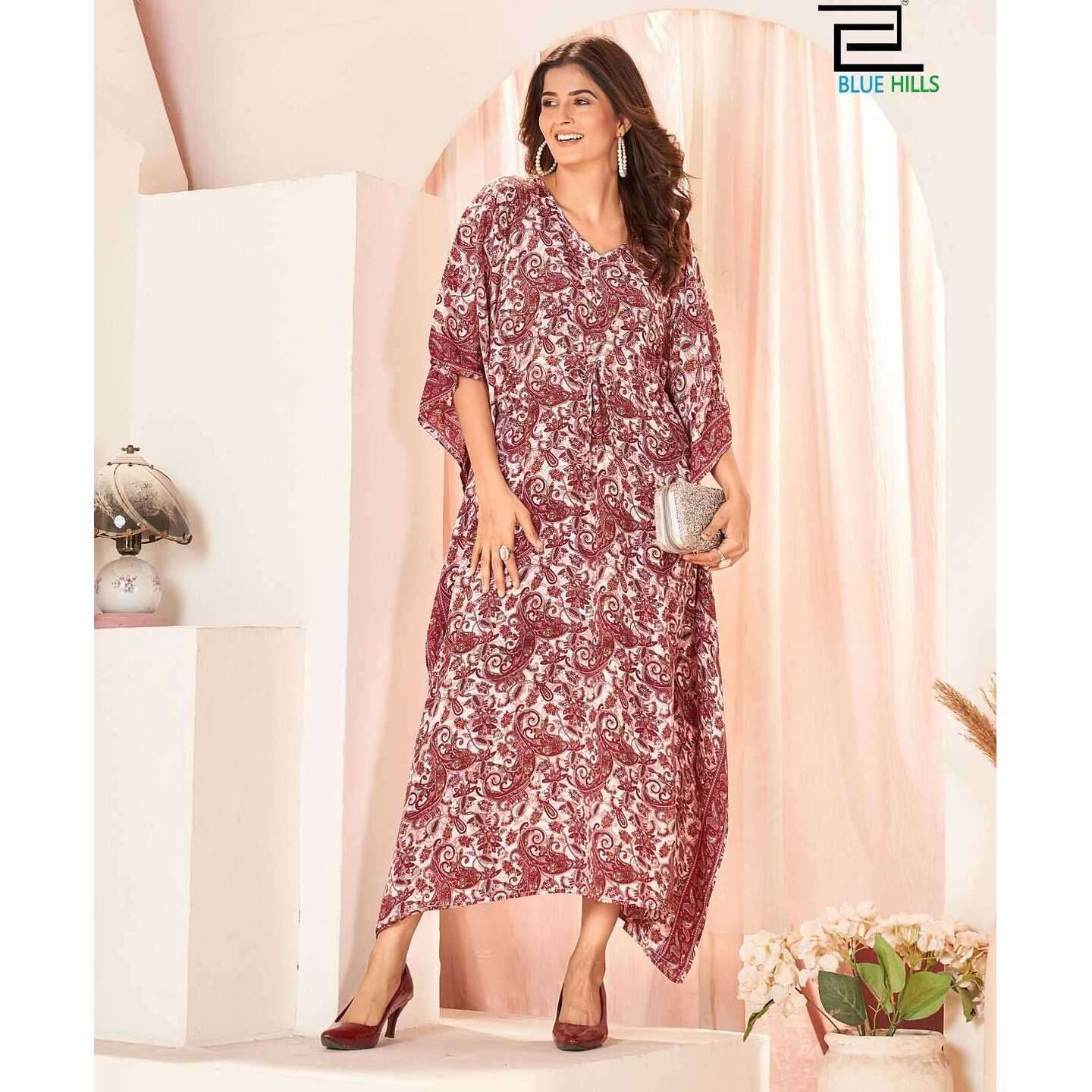 Heavy Crape Kaftan Kurti C