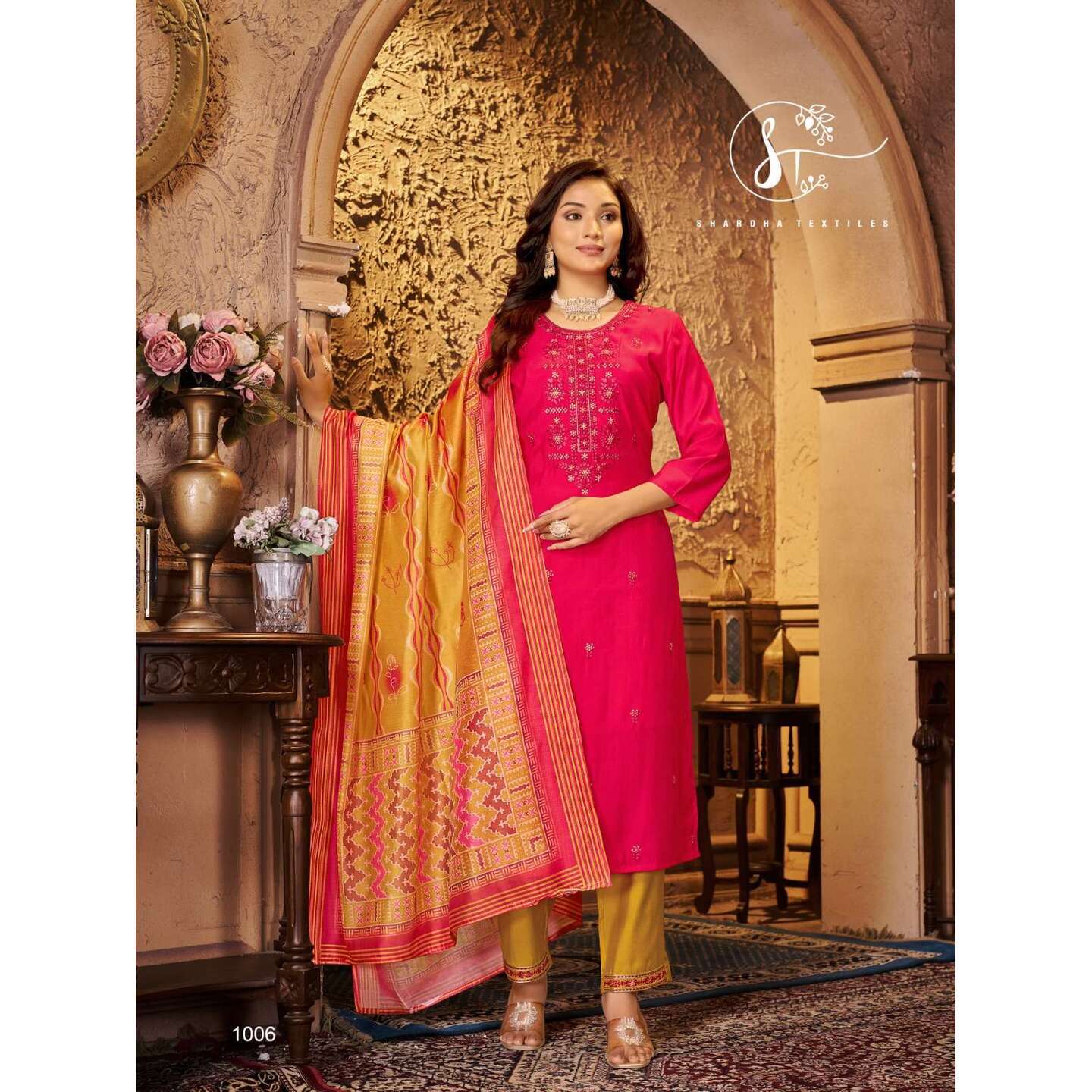 F_Premium Silk Salwar Suits - L XL XXL 3XL