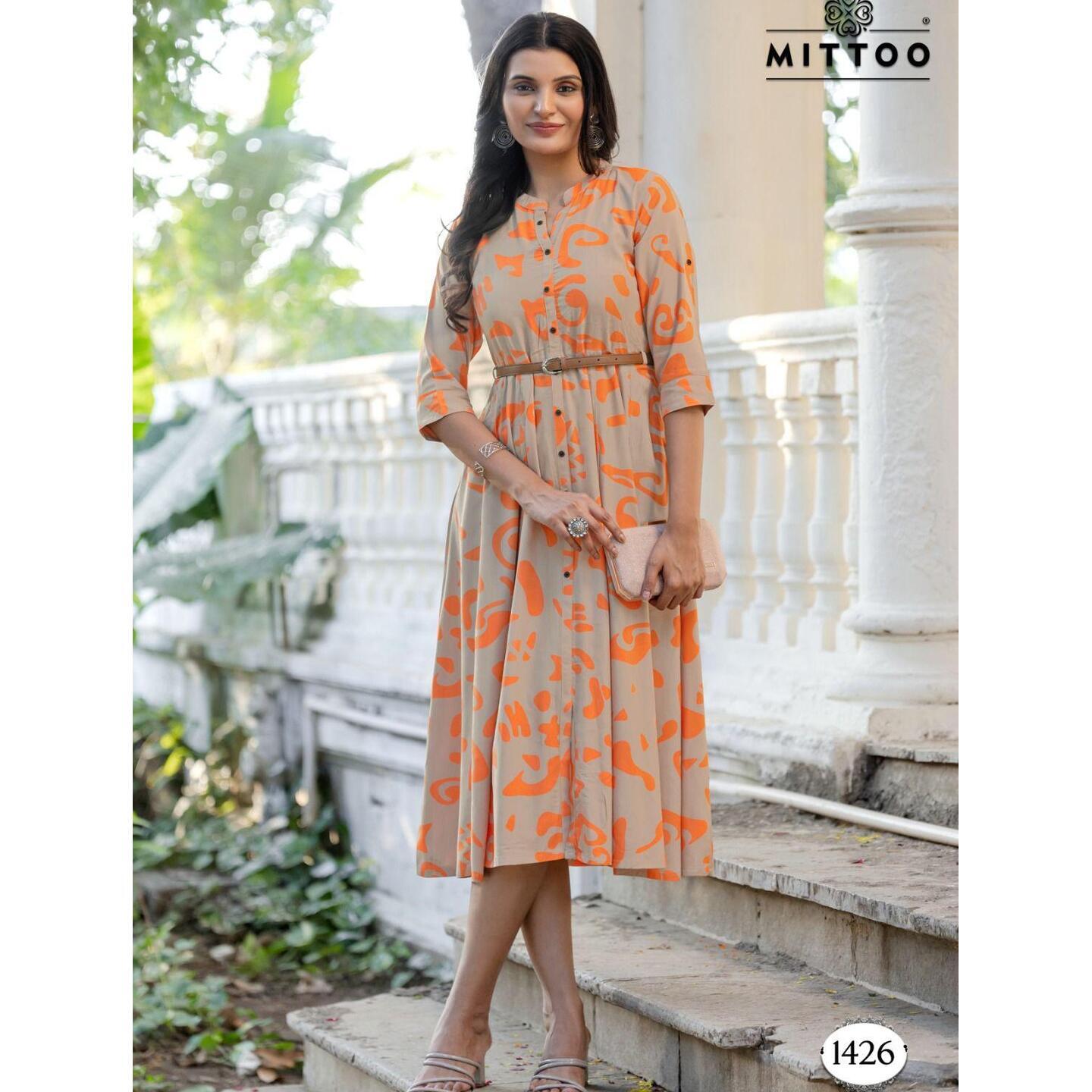 3_Designer Flare Dress - 3XL