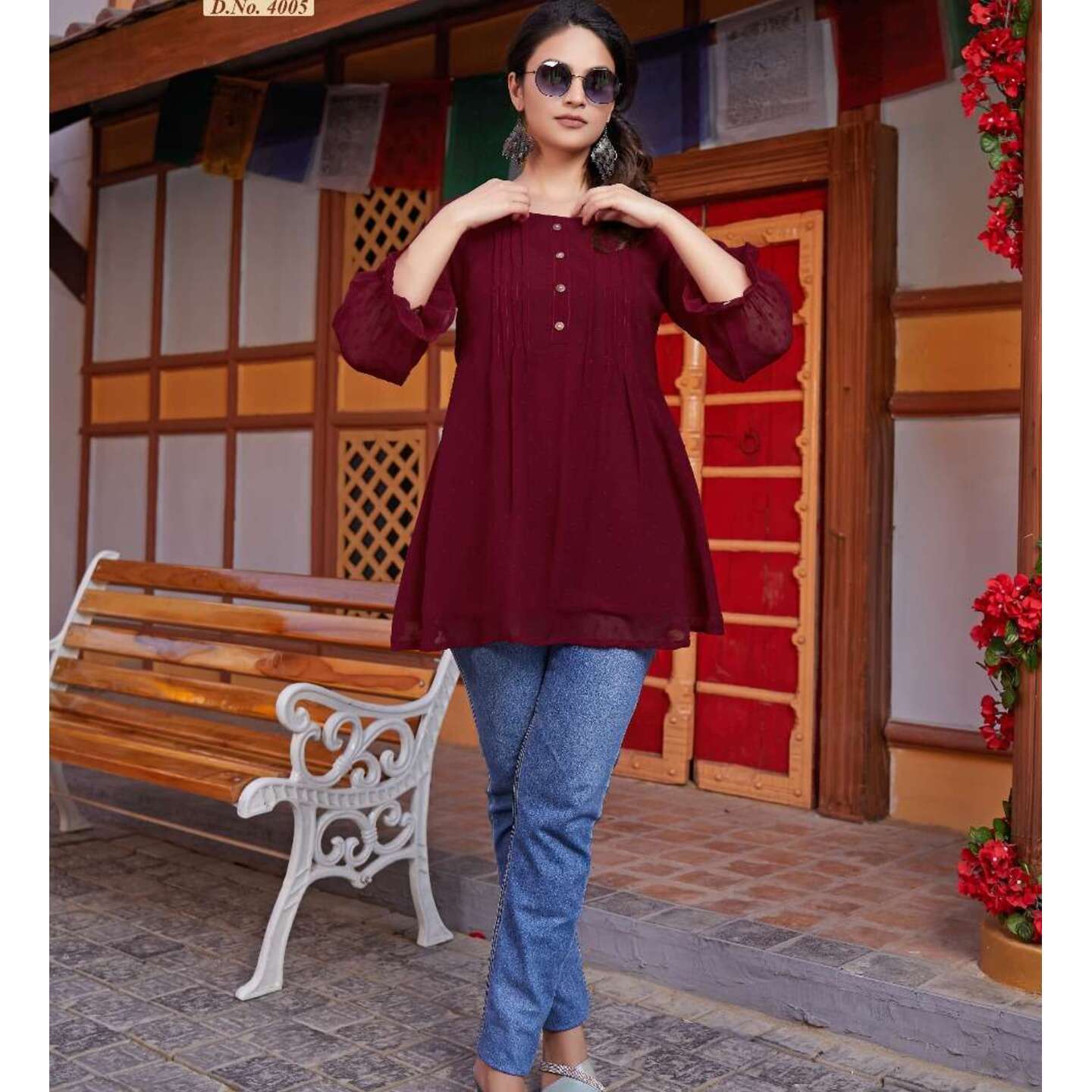 Georgette Tops - L XL XXL