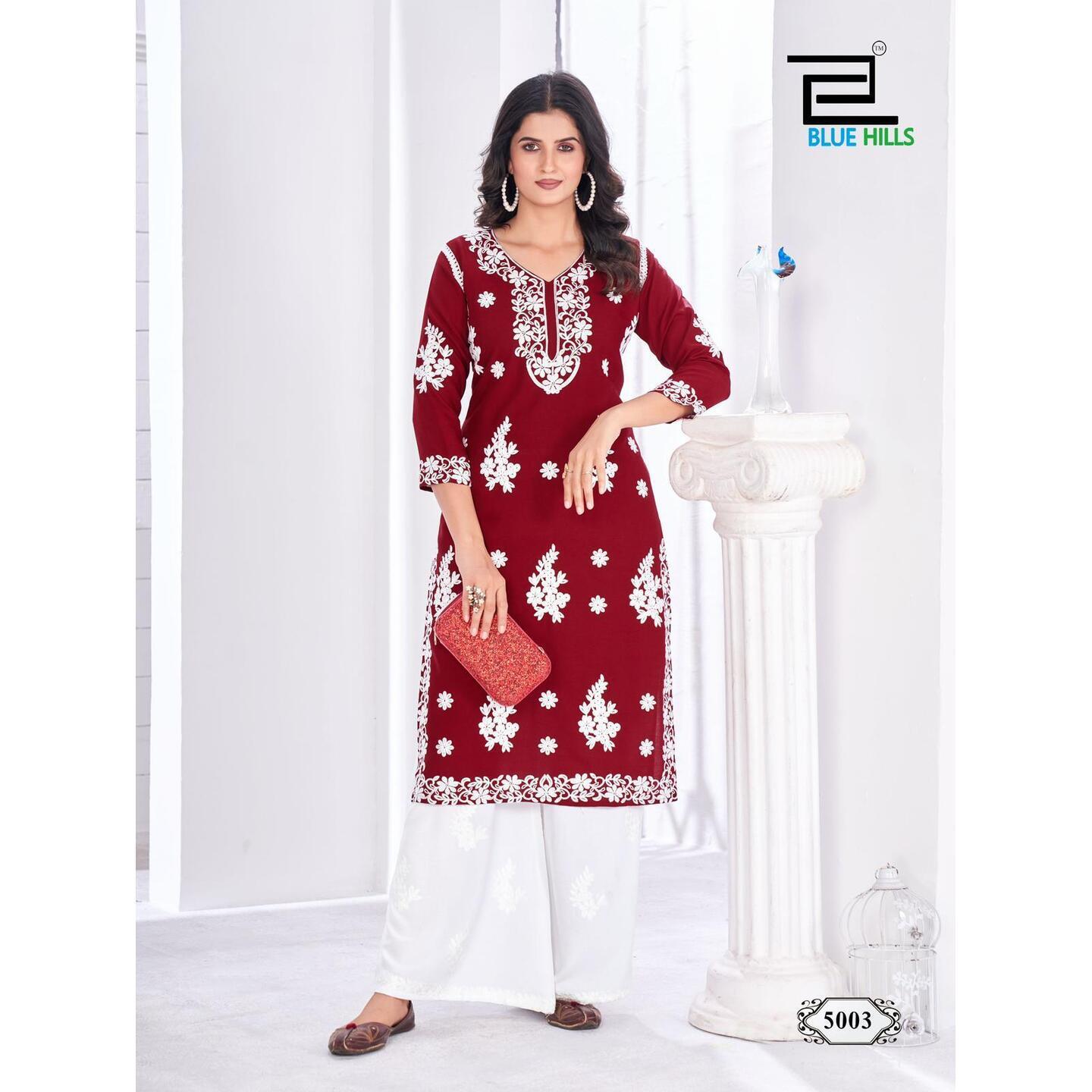 Kurti With Plazzo - L XL XXL 3XL 4XL 5XL