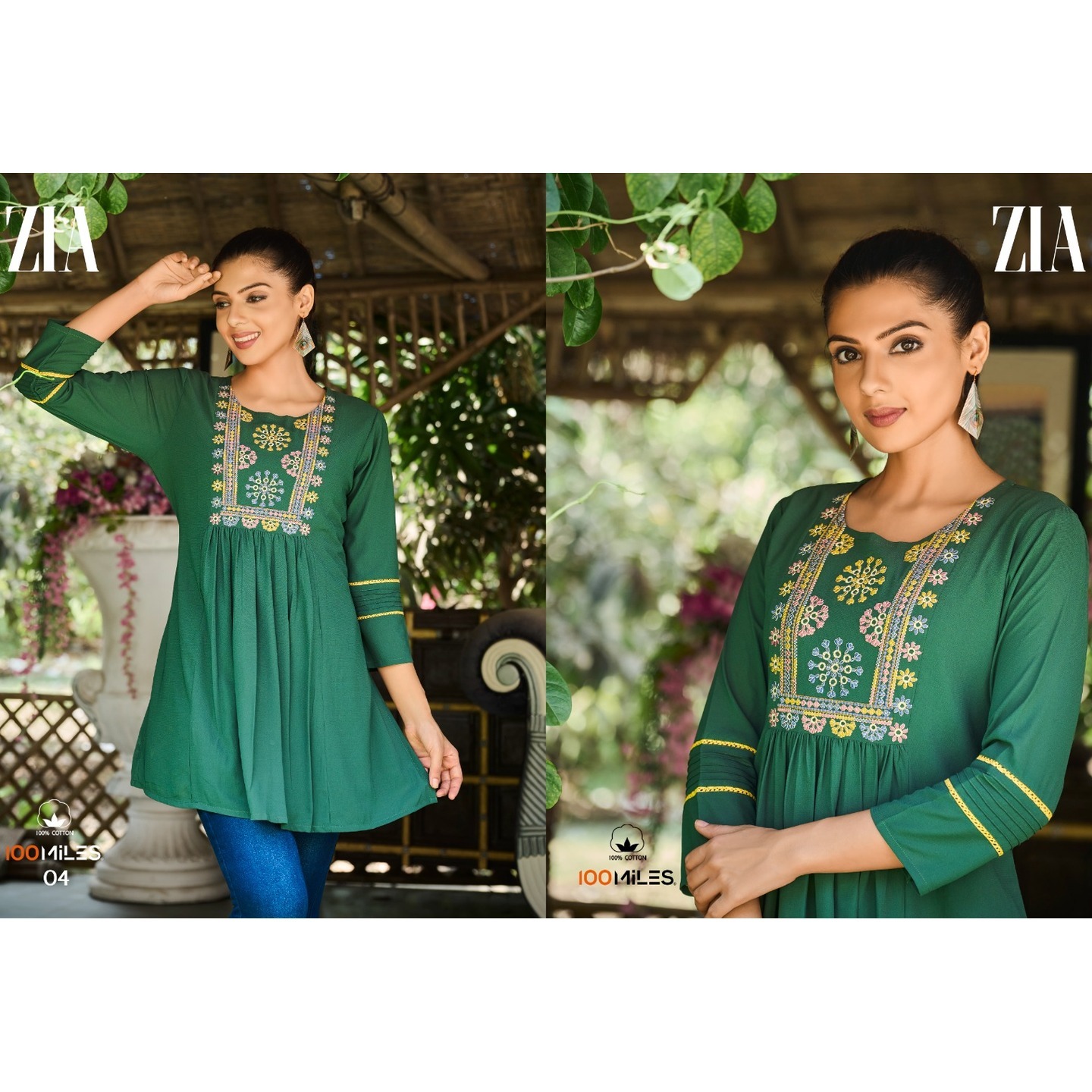 Georgette Embroidery Top - L XL XXL