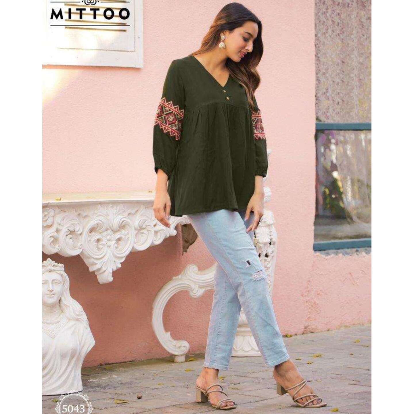 Rayon Western Top 3XL