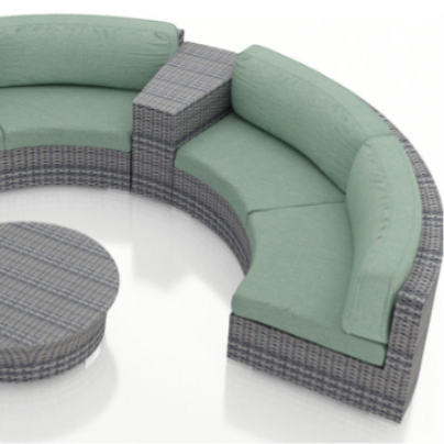 curve launger with cushions