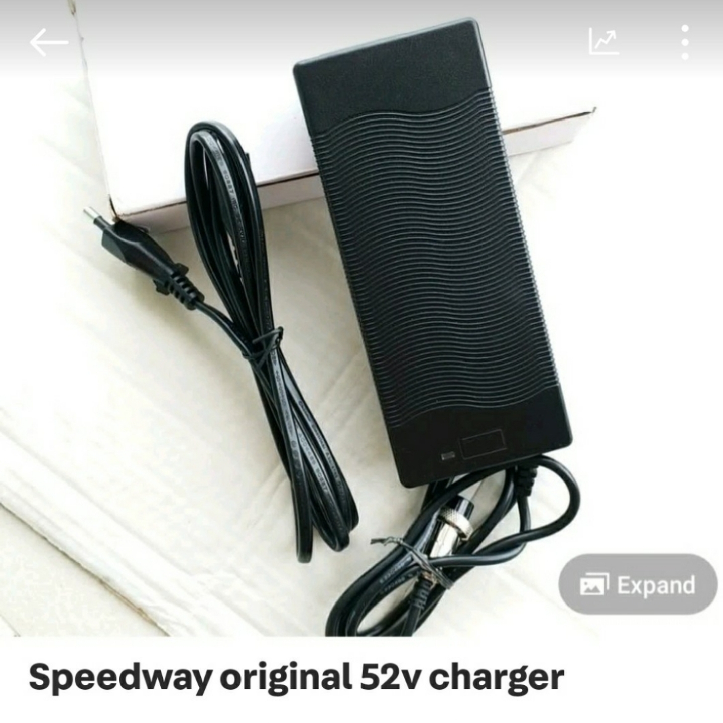 Original Dualtron  Speedway 52v 3pins charger