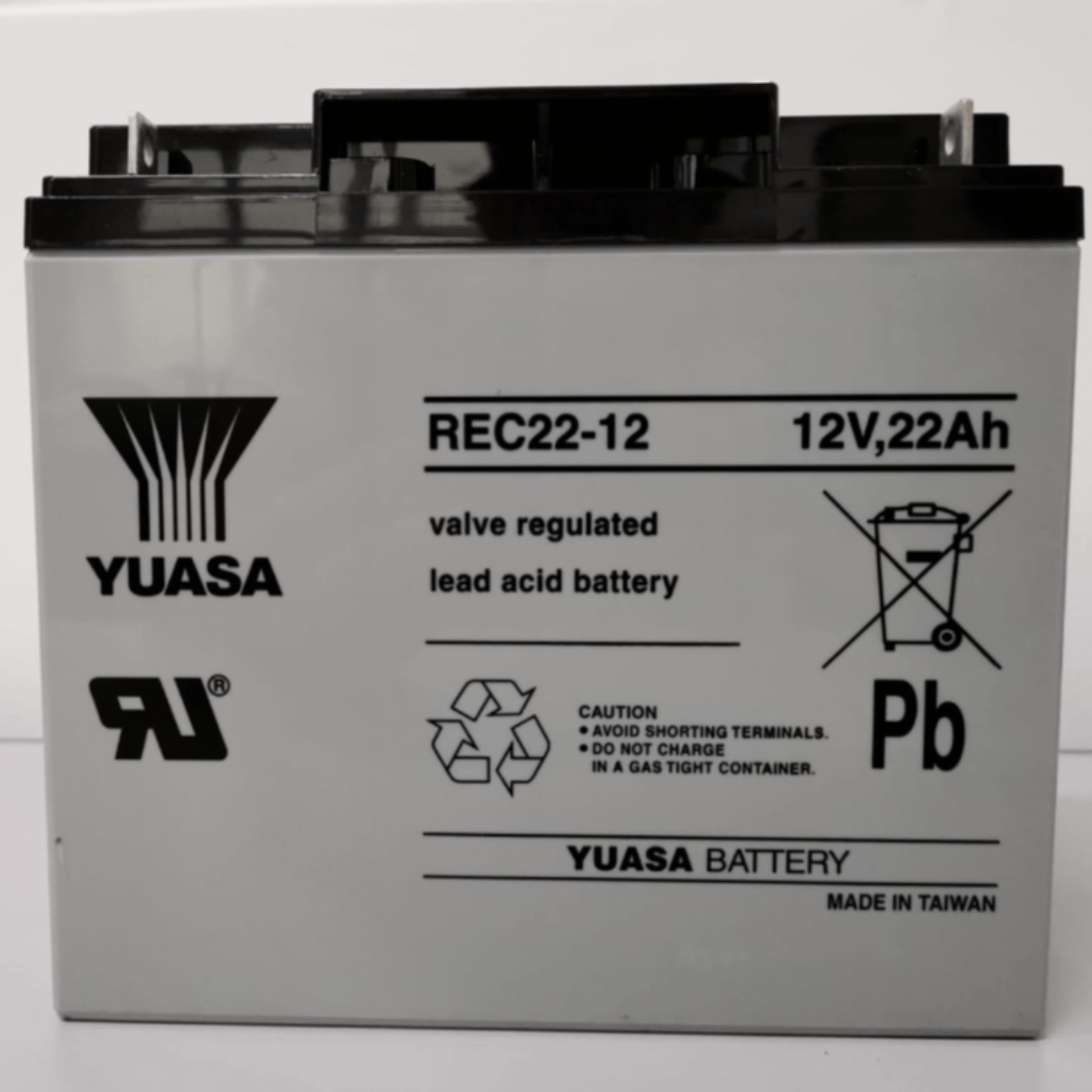 Yuasa 12v 22AH VRLA Slead Lead Acid safety battery for electric golf trolley