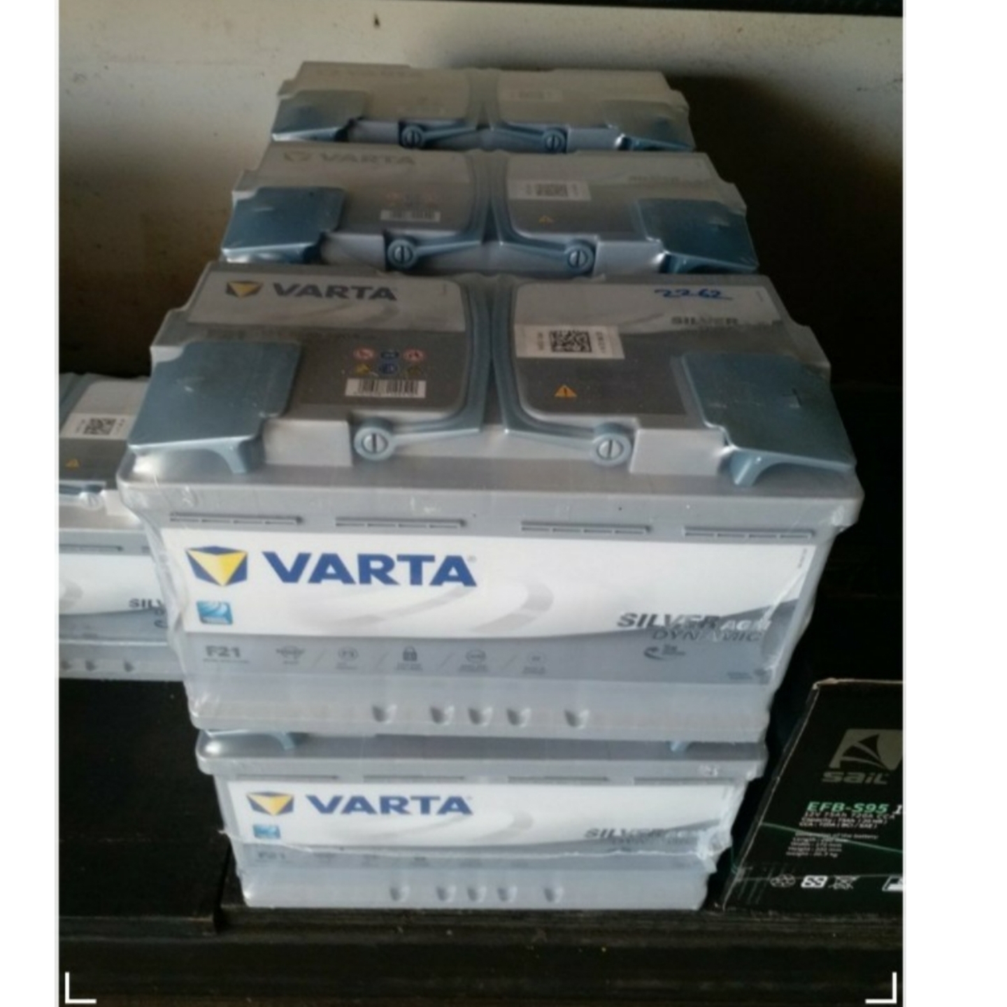 VARTA GERMANY AGM automotive car batteries