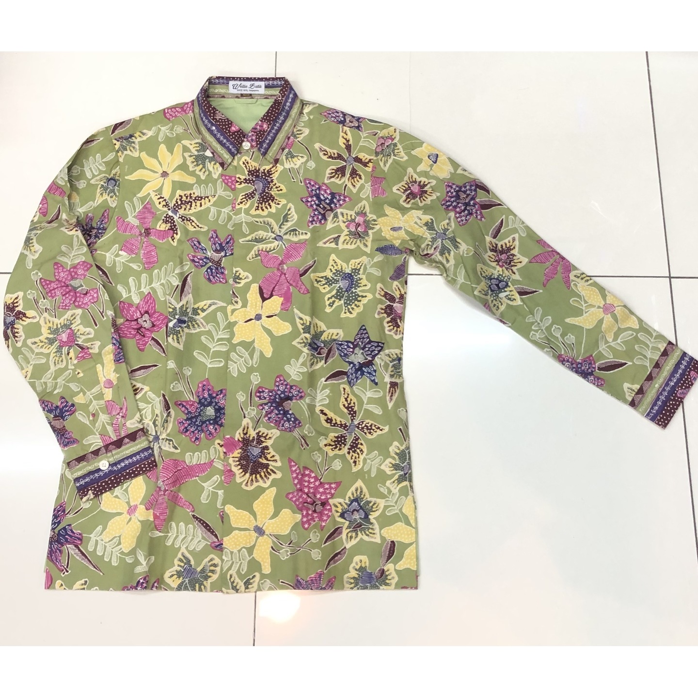 Hand Drawn Batik Long Sleeve Shirt