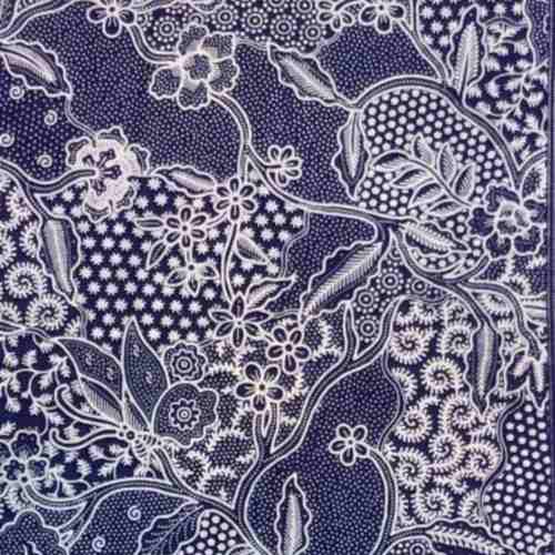 Batik print blue-white fabrics