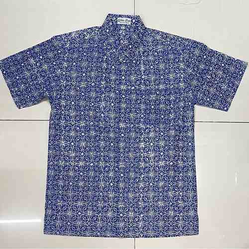 Batik print  Batik Cap short sleeve shirts  M size