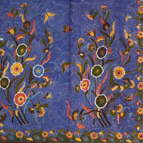 hand drawn batik fabric