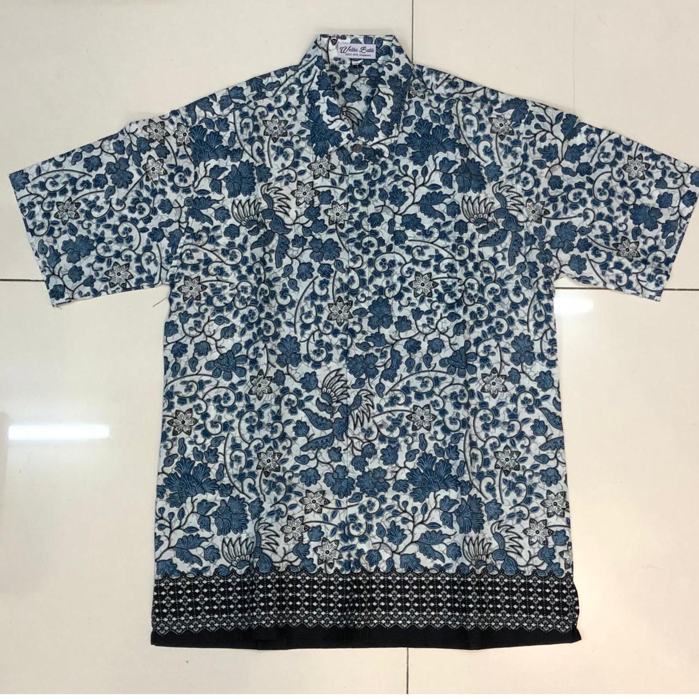 Batik print short sleeve shirts