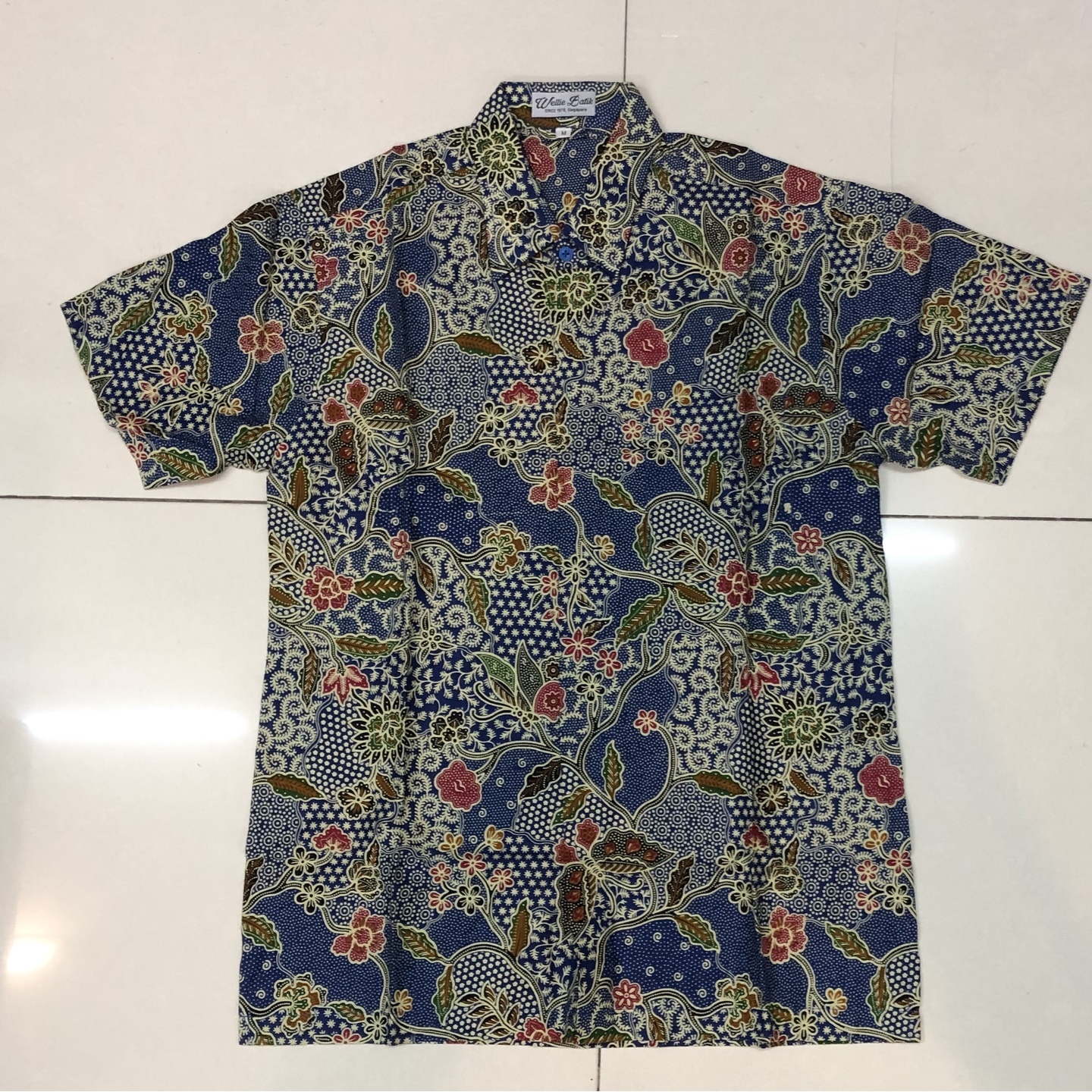 Batik print short sleeve shirts ( size XXL )