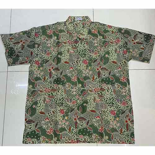 Batik print short sleeve shirts  size XXL