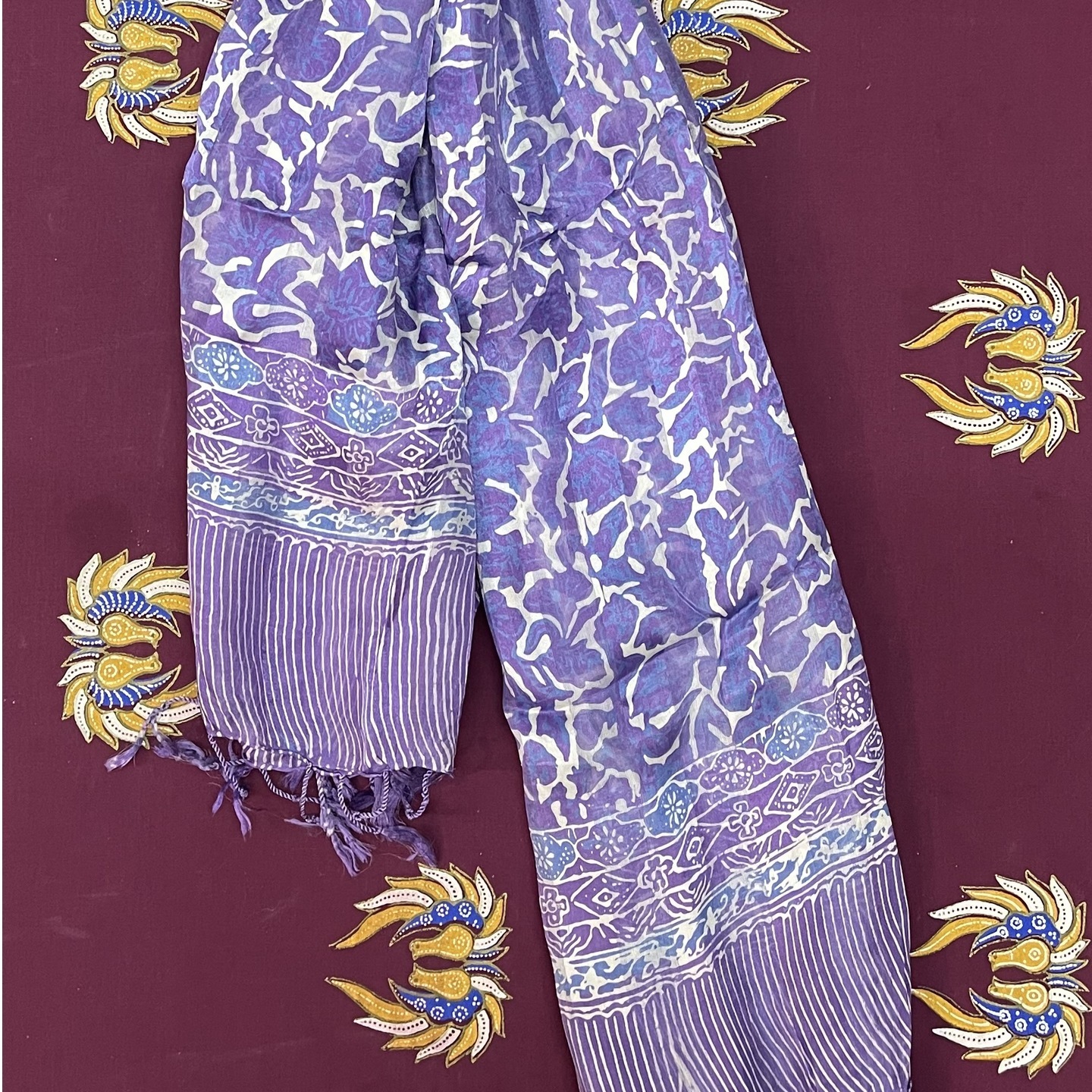 Batik Silk Shawls