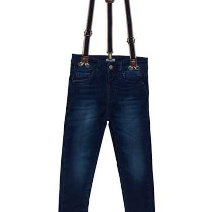 TALES & STORIESDark Blue Elastane Jeans