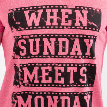 ManiacRed Printed V-Neck Blend T-Shirt