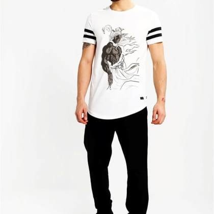 Trends TowerWhite Printed Half Sleeve T-Shirt MTS-SKU-2
