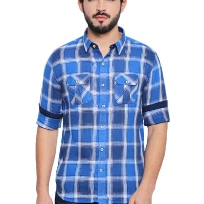 JeanerationBlue Checkered Shirt