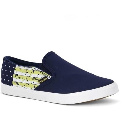 FroskieDark Blue Canvas Casual Shoes