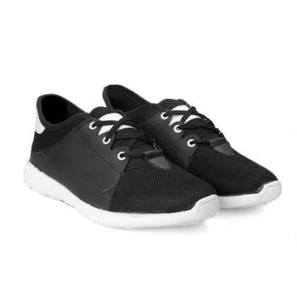Shoes OnBlack Synthetic Leather Casual Shoes