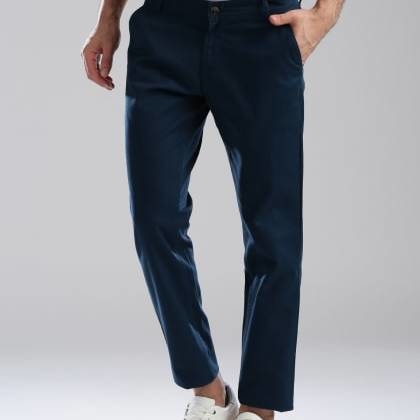 HubberholmeBlue Slim Fit Trousers